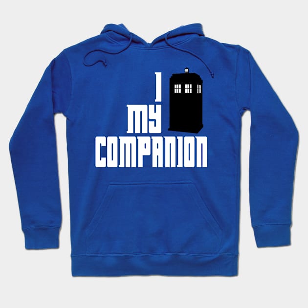 I Heart My Companion Hoodie by speaton